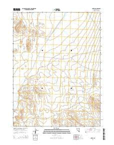 Currie Nevada Current topographic map, 1:24000 scale, 7.5 X 7.5 Minute, Year 2014