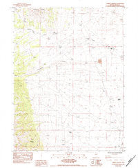 Currie Gardens Nevada Historical topographic map, 1:24000 scale, 7.5 X 7.5 Minute, Year 1984