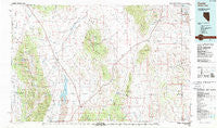 Currie Nevada Historical topographic map, 1:100000 scale, 30 X 60 Minute, Year 1987