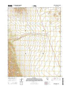 Currie Gardens Nevada Current topographic map, 1:24000 scale, 7.5 X 7.5 Minute, Year 2014