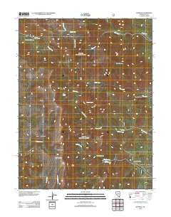 Danville Nevada Historical topographic map, 1:24000 scale, 7.5 X 7.5 Minute, Year 2012