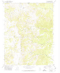 Danville Nevada Historical topographic map, 1:24000 scale, 7.5 X 7.5 Minute, Year 1971