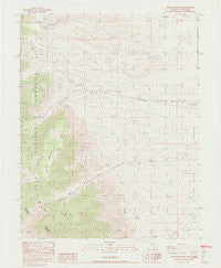 Davis Mountain Nevada Historical topographic map, 1:24000 scale, 7.5 X 7.5 Minute, Year 1987