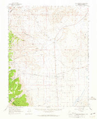 Davis Mountain Nevada Historical topographic map, 1:62500 scale, 15 X 15 Minute, Year 1963