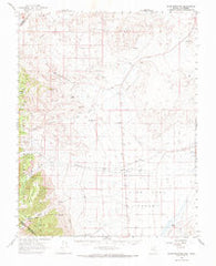 Davis Mountain Nevada Historical topographic map, 1:62500 scale, 15 X 15 Minute, Year 1963