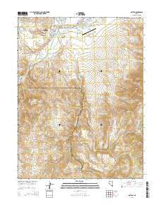 Dayton Nevada Current topographic map, 1:24000 scale, 7.5 X 7.5 Minute, Year 2014