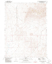 Dead Horse Canyon NE Nevada Historical topographic map, 1:24000 scale, 7.5 X 7.5 Minute, Year 1981