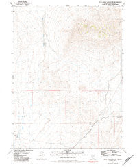 Dead Horse Canyon NE Nevada Historical topographic map, 1:24000 scale, 7.5 X 7.5 Minute, Year 1981