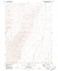 Dead Horse Canyon Nevada Historical topographic map, 1:24000 scale, 7.5 X 7.5 Minute, Year 1981