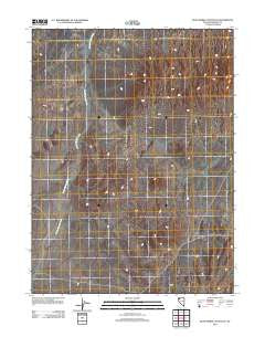 Dead Horse Canyon NE Nevada Historical topographic map, 1:24000 scale, 7.5 X 7.5 Minute, Year 2011