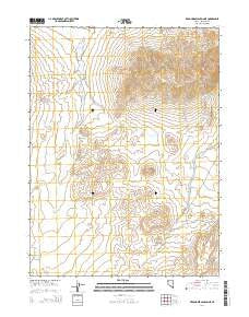 Dead Horse Canyon NE Nevada Current topographic map, 1:24000 scale, 7.5 X 7.5 Minute, Year 2014