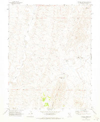 Deadman Spring Nevada Historical topographic map, 1:24000 scale, 7.5 X 7.5 Minute, Year 1970