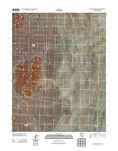 Deadman Spring NE Nevada Historical topographic map, 1:24000 scale, 7.5 X 7.5 Minute, Year 2012