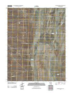 Deadman Spring SE Nevada Historical topographic map, 1:24000 scale, 7.5 X 7.5 Minute, Year 2012