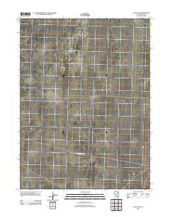 Decoy SW Nevada Historical topographic map, 1:24000 scale, 7.5 X 7.5 Minute, Year 2012