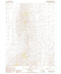 Deer Creek Peak Nevada Historical topographic map, 1:24000 scale, 7.5 X 7.5 Minute, Year 1990
