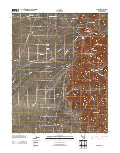 Delamar Nevada Historical topographic map, 1:24000 scale, 7.5 X 7.5 Minute, Year 2012