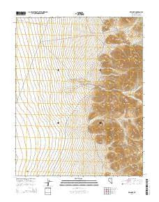 Delamar Nevada Current topographic map, 1:24000 scale, 7.5 X 7.5 Minute, Year 2014