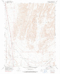 Delamar 3 SW Nevada Historical topographic map, 1:24000 scale, 7.5 X 7.5 Minute, Year 1969