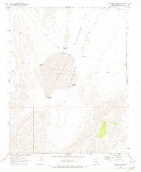 Delamar Lake Nevada Historical topographic map, 1:24000 scale, 7.5 X 7.5 Minute, Year 1969