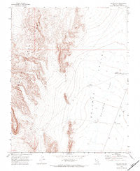 Delamar NW Nevada Historical topographic map, 1:24000 scale, 7.5 X 7.5 Minute, Year 1969