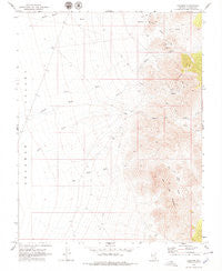Delamar Nevada Historical topographic map, 1:24000 scale, 7.5 X 7.5 Minute, Year 1969
