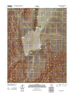 Delamar Lake Nevada Historical topographic map, 1:24000 scale, 7.5 X 7.5 Minute, Year 2012