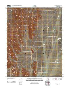 Delamar NW Nevada Historical topographic map, 1:24000 scale, 7.5 X 7.5 Minute, Year 2012