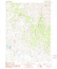 Delano Peak Nevada Historical topographic map, 1:24000 scale, 7.5 X 7.5 Minute, Year 1989
