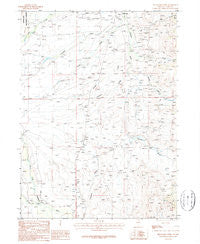 Delaware Creek Nevada Historical topographic map, 1:24000 scale, 7.5 X 7.5 Minute, Year 1986