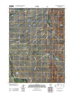 Delaware Creek Nevada Historical topographic map, 1:24000 scale, 7.5 X 7.5 Minute, Year 2012