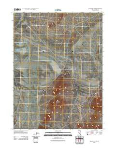Delcer Buttes Nevada Historical topographic map, 1:24000 scale, 7.5 X 7.5 Minute, Year 2012