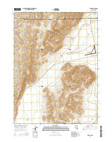 Denio Nevada Current topographic map, 1:24000 scale, 7.5 X 7.5 Minute, Year 2015
