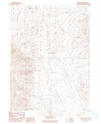 Denio Summit Nevada Historical topographic map, 1:24000 scale, 7.5 X 7.5 Minute, Year 1990
