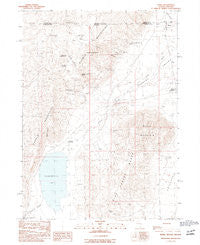 Denio Nevada Historical topographic map, 1:24000 scale, 7.5 X 7.5 Minute, Year 1990