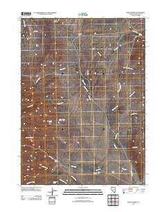 Denio Summit Nevada Historical topographic map, 1:24000 scale, 7.5 X 7.5 Minute, Year 2011