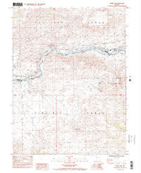 Derby Dam Nevada Historical topographic map, 1:24000 scale, 7.5 X 7.5 Minute, Year 1985