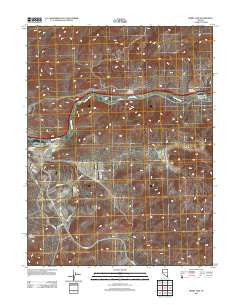 Derby Dam Nevada Historical topographic map, 1:24000 scale, 7.5 X 7.5 Minute, Year 2011