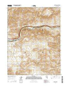 Derby Dam Nevada Current topographic map, 1:24000 scale, 7.5 X 7.5 Minute, Year 2014