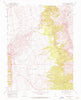 Desatoya Peak Nevada Historical topographic map, 1:24000 scale, 7.5 X 7.5 Minute, Year 1969