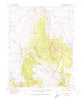 Desert Creek Peak Nevada Historical topographic map, 1:62500 scale, 15 X 15 Minute, Year 1956