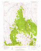 Desert Creek Peak Nevada Historical topographic map, 1:62500 scale, 15 X 15 Minute, Year 1956