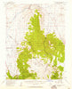 Desert Creek Peak Nevada Historical topographic map, 1:62500 scale, 15 X 15 Minute, Year 1956