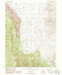 Desert Creek Ranch Nevada Historical topographic map, 1:24000 scale, 7.5 X 7.5 Minute, Year 1988