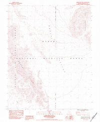 Desert Hills SE Nevada Historical topographic map, 1:24000 scale, 7.5 X 7.5 Minute, Year 1983