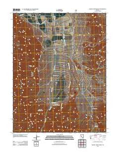 Desert Creek Ranch Nevada Historical topographic map, 1:24000 scale, 7.5 X 7.5 Minute, Year 2012