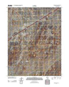 Desert Peak Nevada Historical topographic map, 1:24000 scale, 7.5 X 7.5 Minute, Year 2011