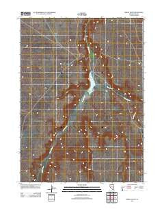 Desert Ranch Nevada Historical topographic map, 1:24000 scale, 7.5 X 7.5 Minute, Year 2012