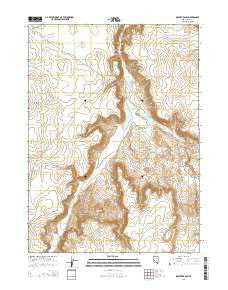 Desert Ranch Nevada Current topographic map, 1:24000 scale, 7.5 X 7.5 Minute, Year 2014