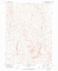 Devils Armchair Nevada Historical topographic map, 1:24000 scale, 7.5 X 7.5 Minute, Year 1971
